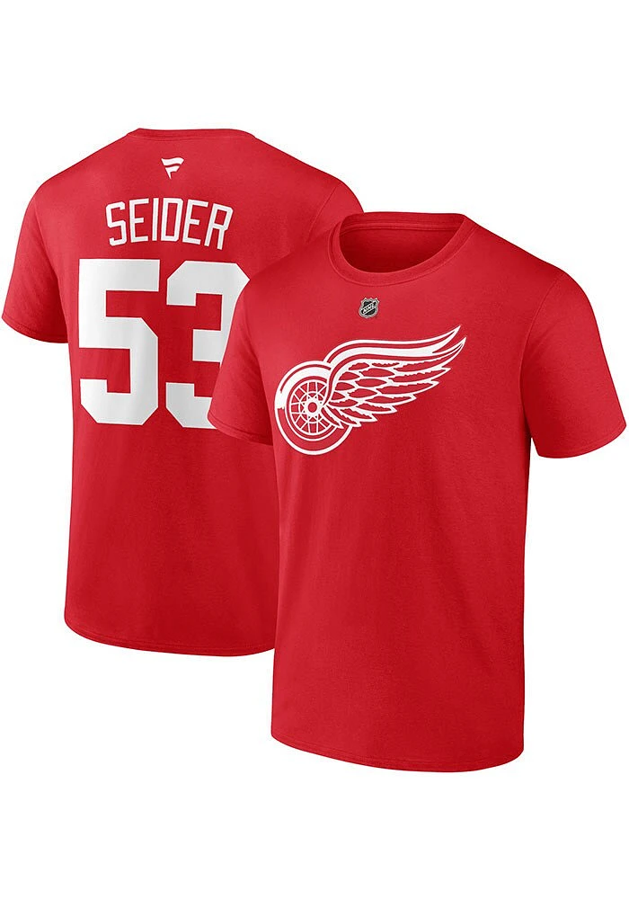 Detroit Red Wings Authentic Stack Short Sleeve Player T Shirt