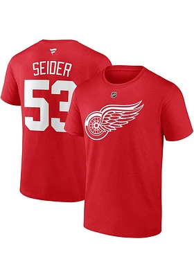 Detroit Red Wings Authentic Stack Short Sleeve Player T Shirt
