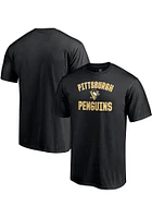 Pittsburgh Penguins Black Victory Arch Short Sleeve T Shirt