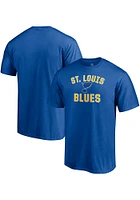 St Louis Blues Blue Victory Arch Short Sleeve T Shirt