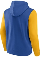 St Louis Blues Mens Blue Cotton Long Sleeve Hoodie