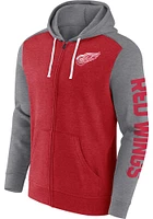 Detroit Red Wings Mens FZ Long Sleeve Full Zip Jacket