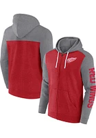 Detroit Red Wings Mens FZ Long Sleeve Full Zip Jacket