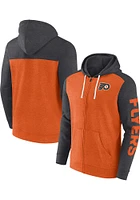 Philadelphia Flyers Mens Orange FZ Long Sleeve Full Zip Jacket