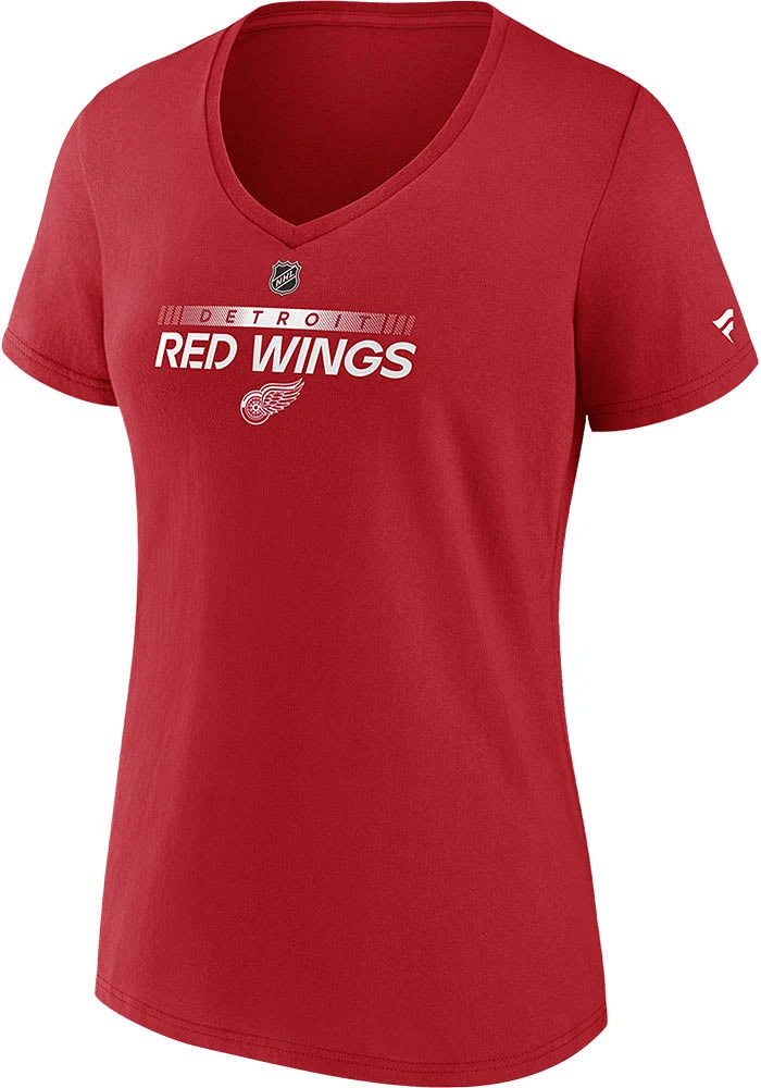 Detroit Red Wings Womens Authentic Pro Short Sleeve T-Shirt