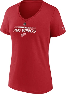 Detroit Red Wings Womens Authentic Pro Short Sleeve T-Shirt