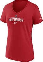 Detroit Red Wings Womens Authentic Pro Short Sleeve T-Shirt
