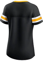 Pittsburgh Steelers Womens Iconic Fashion Football Jersey - Black