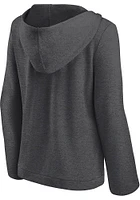 Pittsburgh Steelers Womens Charcoal First Team Hooded Sweatshirt