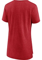 Detroit Red Wings Womens Script Authentic Pro Short Sleeve T-Shirt