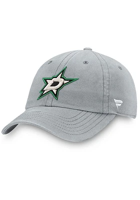 Dallas Stars Core Unstructured Classic Adjustable Hat - Grey