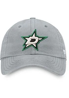 Dallas Stars Core Unstructured Classic Adjustable Hat - Grey