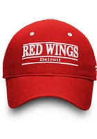 Detroit Red Wings Primary Bar Unstructured Adjustable Hat - Red