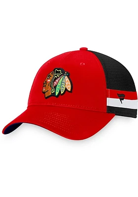 Chicago Blackhawks Special Edition Trucker Adjustable Hat - Red
