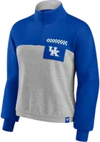 Kentucky Wildcats Womens Blue Iconic Qtr Zip