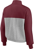 Texas A&M Aggies Womens Maroon Iconic Qtr Zip