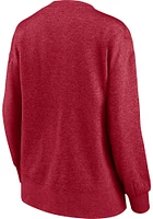 Oklahoma Sooners Womens Cardinal Oversized Crew Sweatshirt