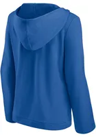 Kentucky Wildcats Womens Blue Cinch Waist Hooded Sweatshirt