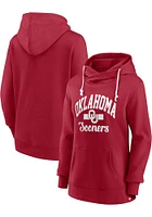 Oklahoma Sooners Womens Cardinal Iconic Hooded Sweatshirt
