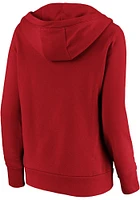 Oklahoma Sooners Womens Cardinal Victory Script Hooded Sweatshirt