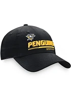 Pittsburgh Penguins Authentic Pro LR Unstructured Adjustable Hat - Black