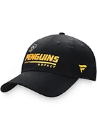 Pittsburgh Penguins Authentic Pro LR Unstructured Adjustable Hat - Black