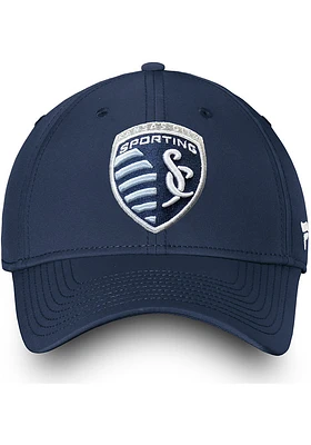 Sporting Kansas City Mens Navy Blue Elevated Speed Flex Hat