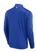 Kentucky Wildcats Mens Blue Defender Embossed Long Sleeve Qtr Zip Pullover