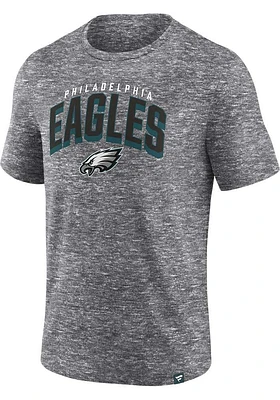 Philadelphia Eagles Grey Fundamental Full Extrusion Short Sleeve T Shirt