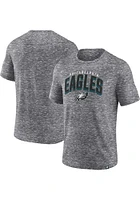 Philadelphia Eagles Grey Fundamental Full Extrusion Short Sleeve T Shirt