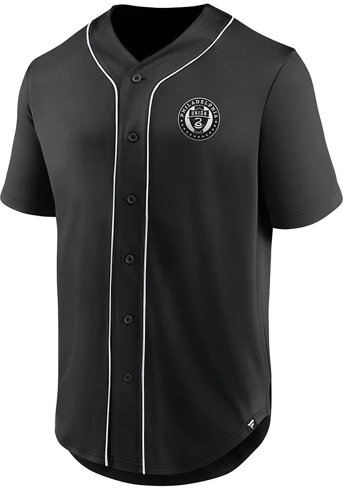 Philadelphia Union Mens Black THIRD PERIOD Baseball Jersey