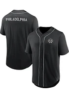 Philadelphia Union Mens Black THIRD PERIOD Baseball Jersey