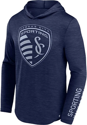 Sporting Kansas City Mens Navy Blue FIRST PERIOD Hood