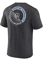 Sporting Kansas City Grey FULL CIRCLE Short Sleeve Fashion T Shirt