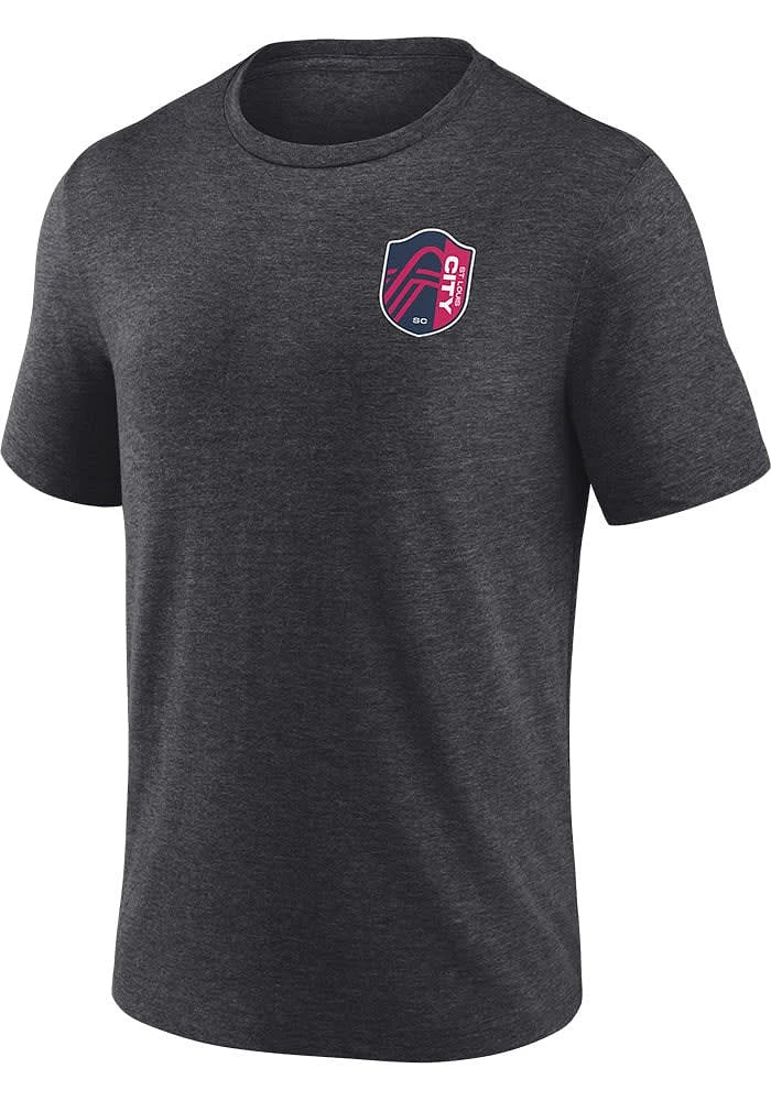 St Louis City SC Grey FULL CIRCLE Short Sleeve Fashion T Shirt