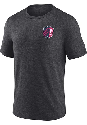 St Louis City SC Grey FULL CIRCLE Short Sleeve Fashion T Shirt