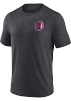 St Louis City SC Grey FULL CIRCLE Short Sleeve Fashion T Shirt