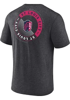 St Louis City SC Grey FULL CIRCLE Short Sleeve Fashion T Shirt