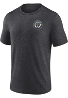 Philadelphia Union Grey FULL CIRCLE Short Sleeve Fashion T Shirt