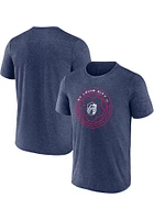St Louis City SC Navy Blue BALL AND BANNER Short Sleeve T Shirt