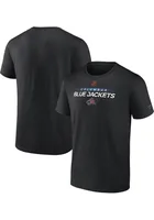 Columbus Blue Jackets Black Pro Confidential Short Sleeve T Shirt