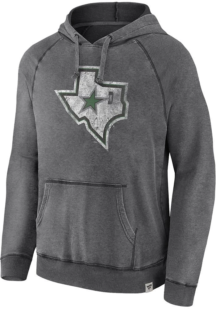 Dallas Stars Mens Green Fanwear Confidential Long Sleeve Hoodie