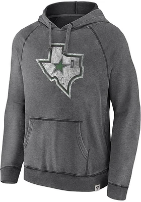 Dallas Stars Mens Green Fanwear Confidential Long Sleeve Hoodie