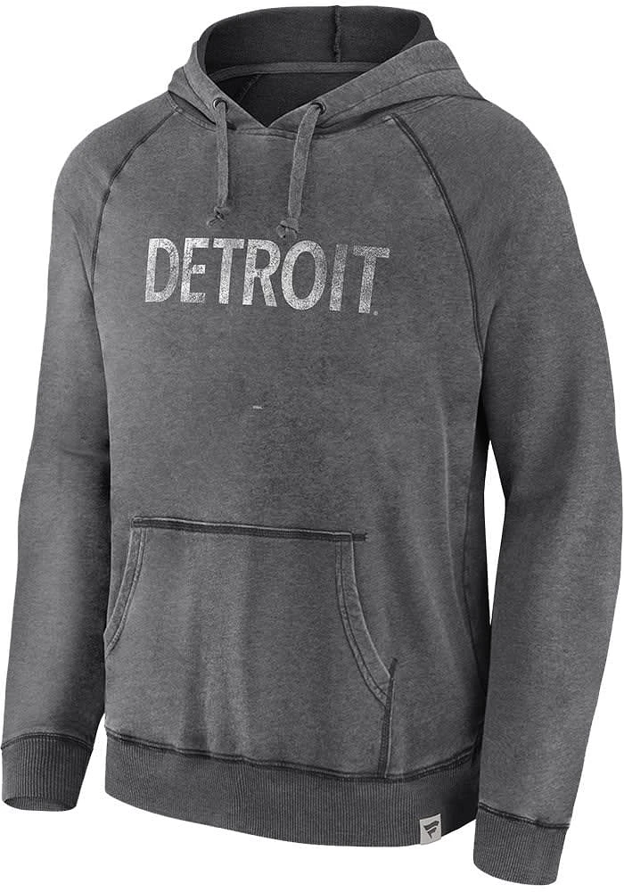 Detroit Red Wings Mens Fanwear Confidential Fashion Hood