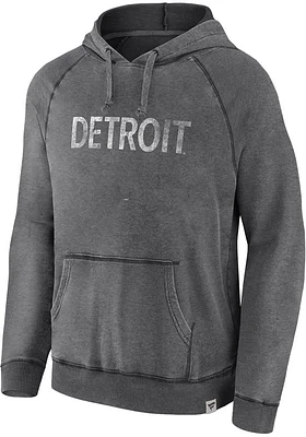 Detroit Red Wings Mens Fanwear Confidential Fashion Hood
