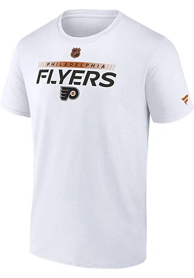 Philadelphia Flyers White Pro Confidential Short Sleeve T Shirt