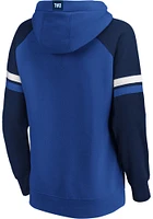 Dallas Mavericks Womens Blue Contrast Pullover Hooded Sweatshirt