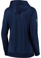 St Louis Blues Womens Navy Blue Zip Long Sleeve Full Jacket