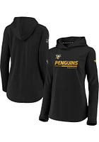 Pittsburgh Penguins Womens Black Pullover Hooded Sweatshirt