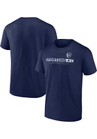 Sporting Kansas City Navy Blue TONAL LOGO Short Sleeve T Shirt